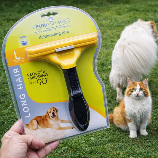 Cepillo Deslanador Profesional para Gatos – Elimina Hasta 99% del Pelo Muerto